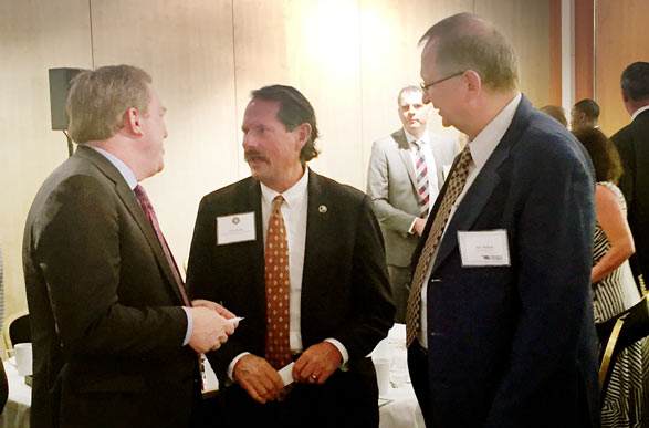 Boeing President and CEO Stanley A. Deal, Vince Howie, Stan Malicki