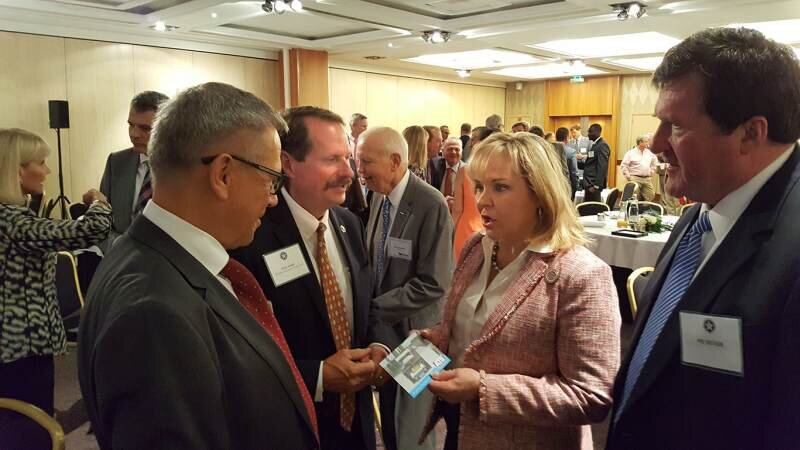 Governor of Oklahoma Mary Fallin, Maciej Szamborski, Vince Howie, Wade Christensen